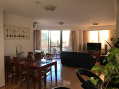 Master bedroom with balcony