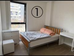 地下の電車乗り場迄2分、セントラル駅まで約10分。