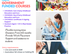 NSW Government-funded courses