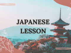Japanese lesson