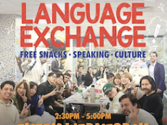 語学学校で Language Exchangeをしませんか？