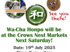 Crows Nest Markets on 19 July!