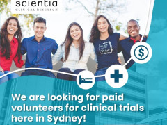 シドニー治験モニター参加【SCIENTIA】