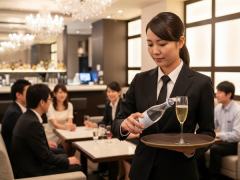 時給＄35☆キャバクラのホールスタッフ募集（女性限定）