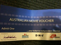 MOVIES VOUCHER (EVENT / HOYTS / IMAX VOUCHERS) $12 & $17