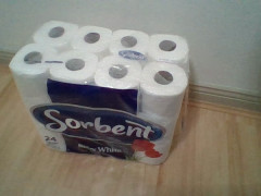 Toilet paper 24 rolls 8ドル