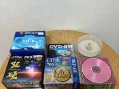 記録用CD-R, DVD-R無料で差し上げます