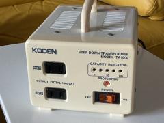 【1000W】KODEN ステップダウン変圧器