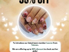 ネイルサービス50%OFFキャンペーン実施中🍀✨