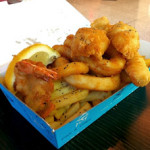 Costi’s Fish & Chips の Seafood Basket ($8.90)