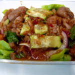 Bangkok Wok の Num Tok-Pork Salad ($7.50)