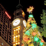 Xmas Tree in Martin Place Day & Night