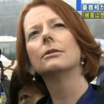 ギラード首相が被災地を訪問。