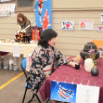鯉の品評会と折り鶴募金活動報告