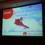 JNTO主催のスキー観光セミナー「Japan Snow & Adventure Seminar 2012」