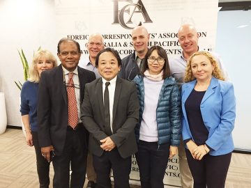 豪外国人記者協会（FCA）会長に飯島浩樹氏選出