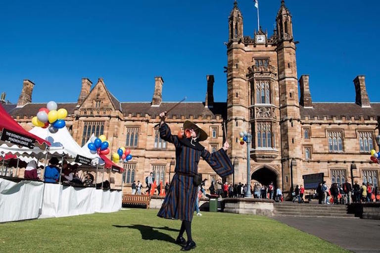 8月のシドニーイベント／シドニー大学に一日入学！ | JAMS.TV