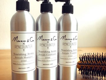 無添加のアロマシャンプー＆コンディショナー、トリートメント