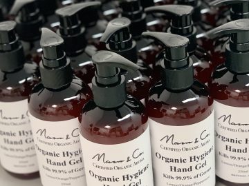オーガニック衛生管理ハンドジェル250mlを販売しています。