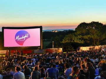 星空の下で人気映画を楽しむムーンライトシネマで夏を満喫！