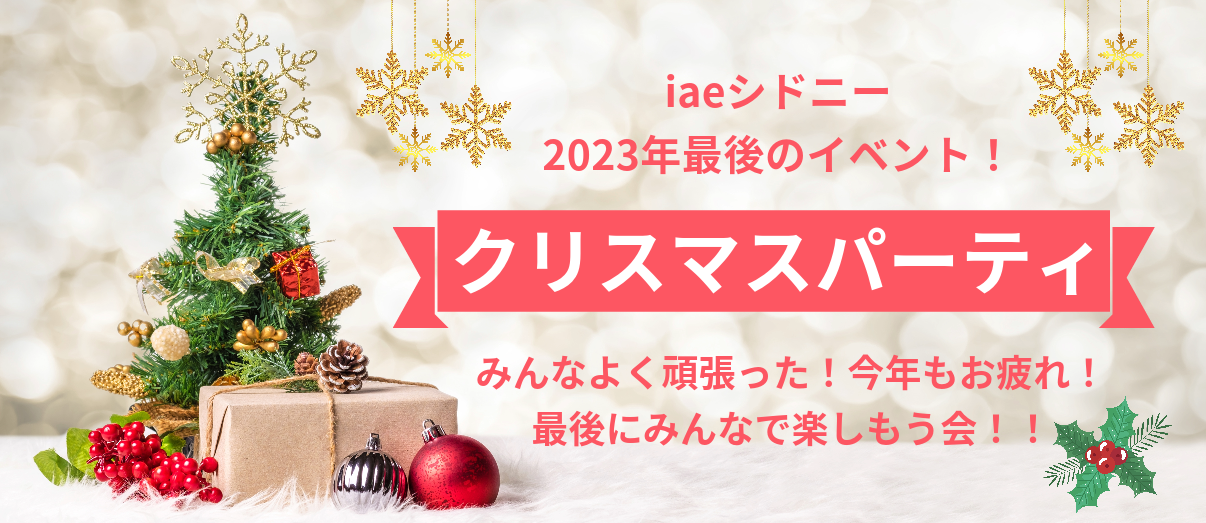 iae Christmas event banner