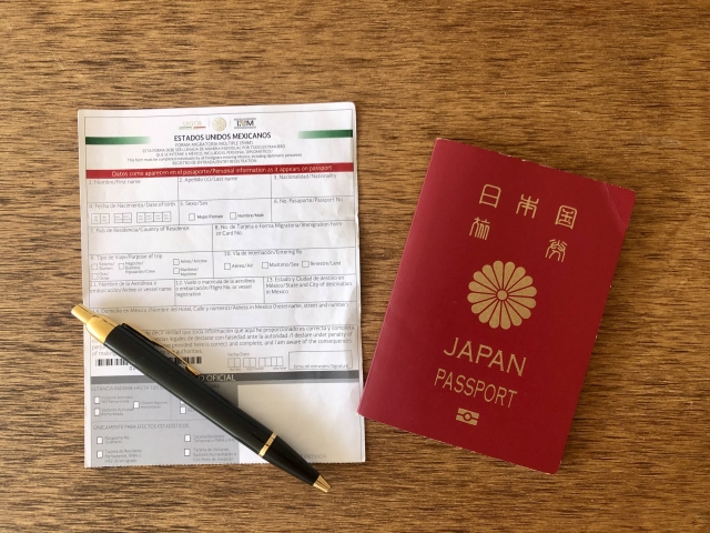 入国カードの準備