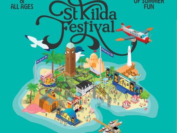 セント・キルダの美しい海岸で楽しむ無料の音楽フェスティバル