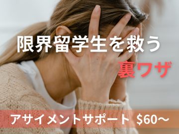 アサイメント📝学校の課題サポートします。$60~