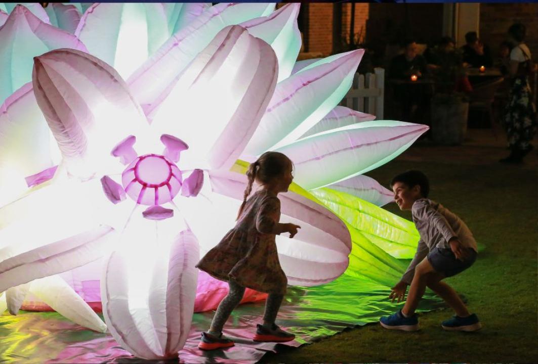 メルボルン南東部のブンジル・プレイスでアートの祭典