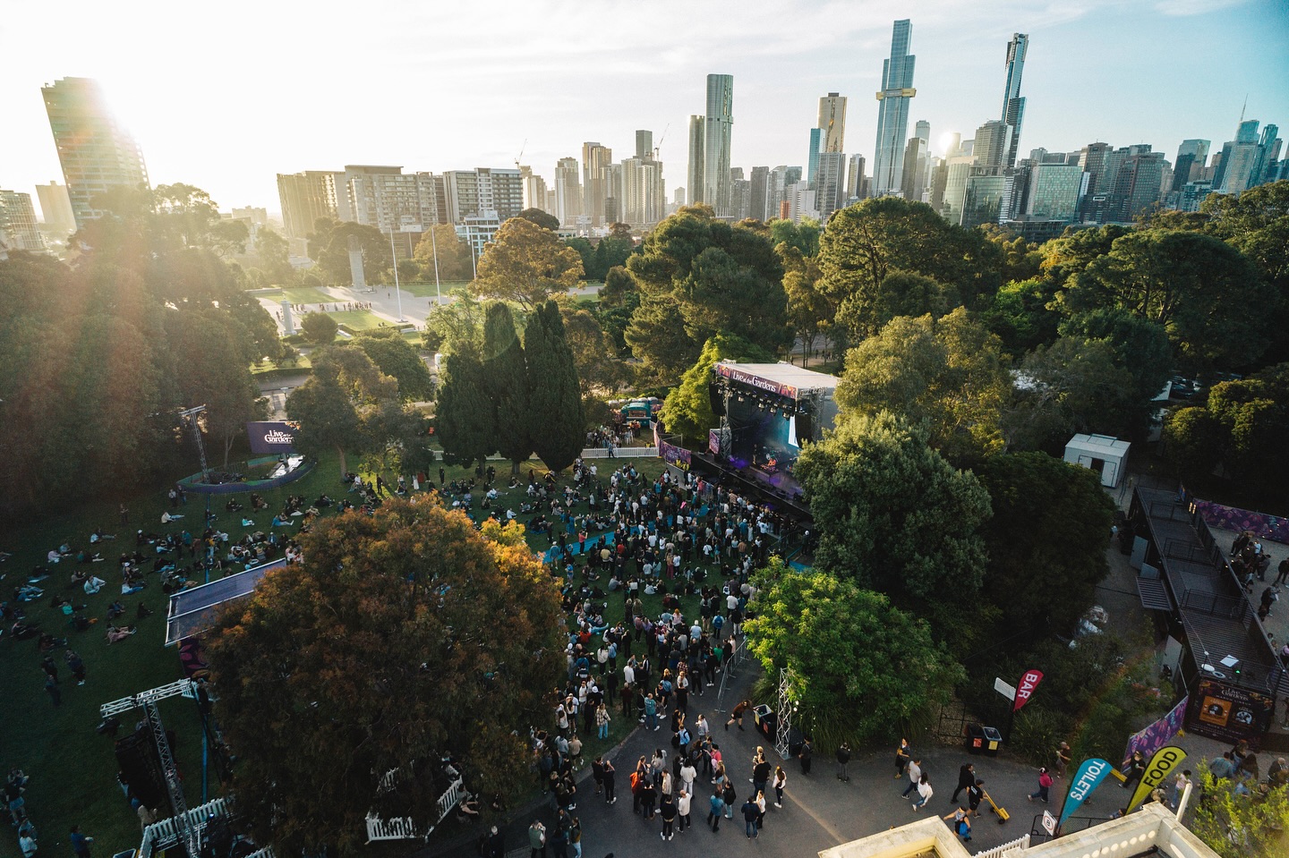 メルボルン王立植物園で楽しめる屋外音楽イベント