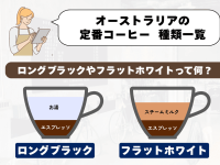 オーストラリアの定番コーヒー種類一覧｜ロングブラック・フラットホワイトって何？