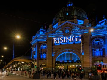 メルボルンの街全体が舞台になる冬フェス「Rising」