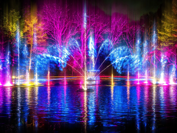 メルボルンの王立植物園が光に包まれる幻想ナイトイベント