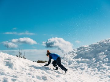 本格的な雪遊びが楽しめる冬限定スノーガーデン！