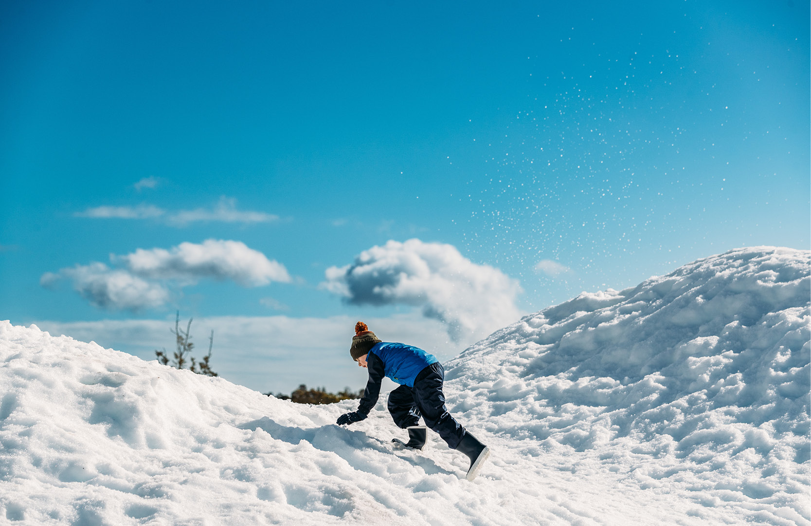 本格的な雪遊びが楽しめる冬限定スノーガーデン！